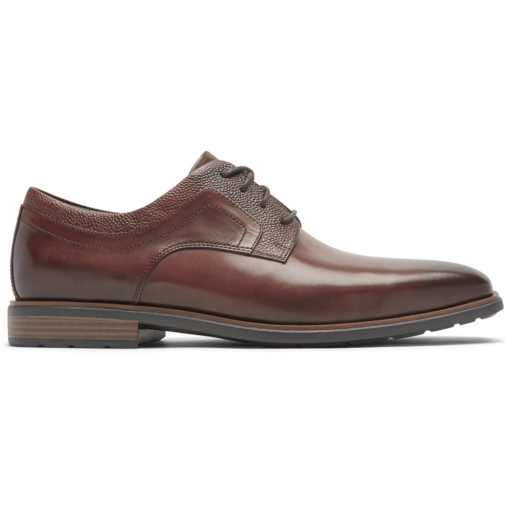 Rockport Oxfords Herre Brune - Farrow Plain Toe - HABX89107